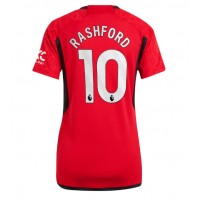 Koszulka piłkarska Manchester United Marcus Rashford #10 Strój Domowy dla kobiety 2023-24 tanio Krótki Rękaw